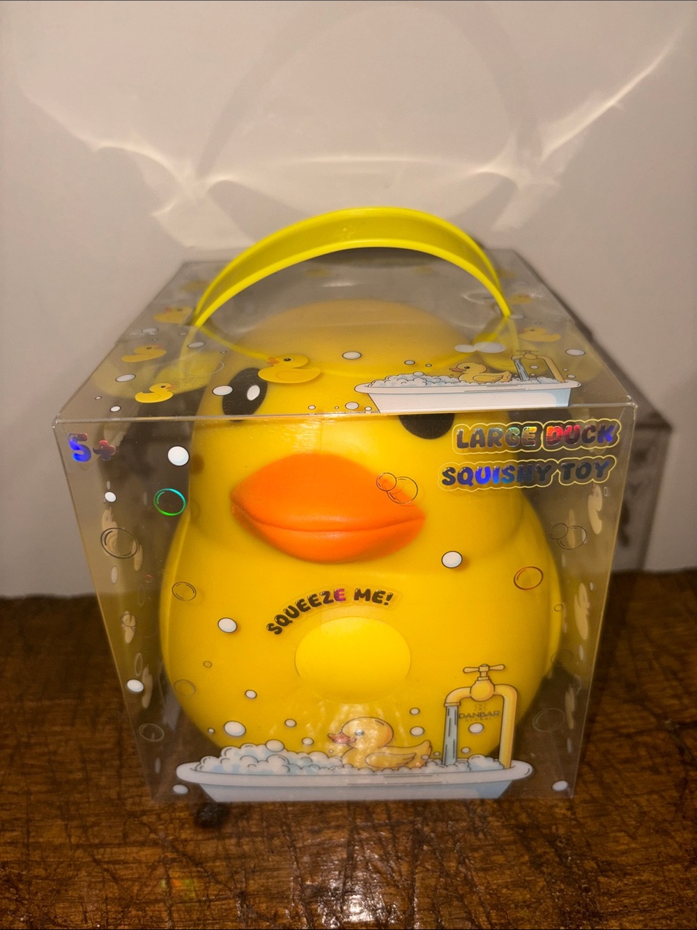Large Yellow Rubber Duck Squeaky Toy - Kids Bath Toy